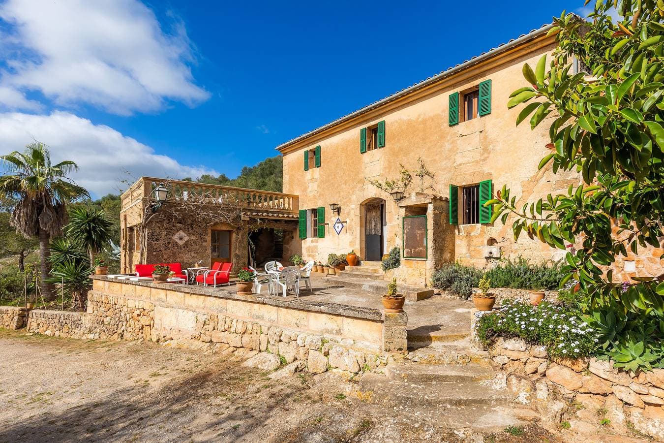 Foto 6 von 35: Ferienhaus 'Finca Ses Coves' mit Bergblick, privater Terrasse und WLAN