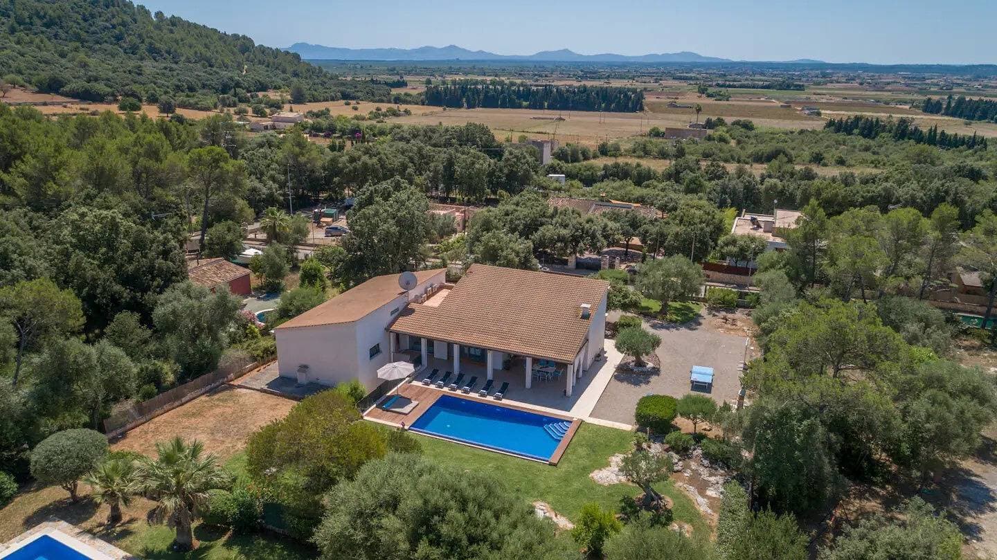 Foto 3 von 25: Villa 'S'Alzinar' mit Bergblick, WLAN und Klimaanlage