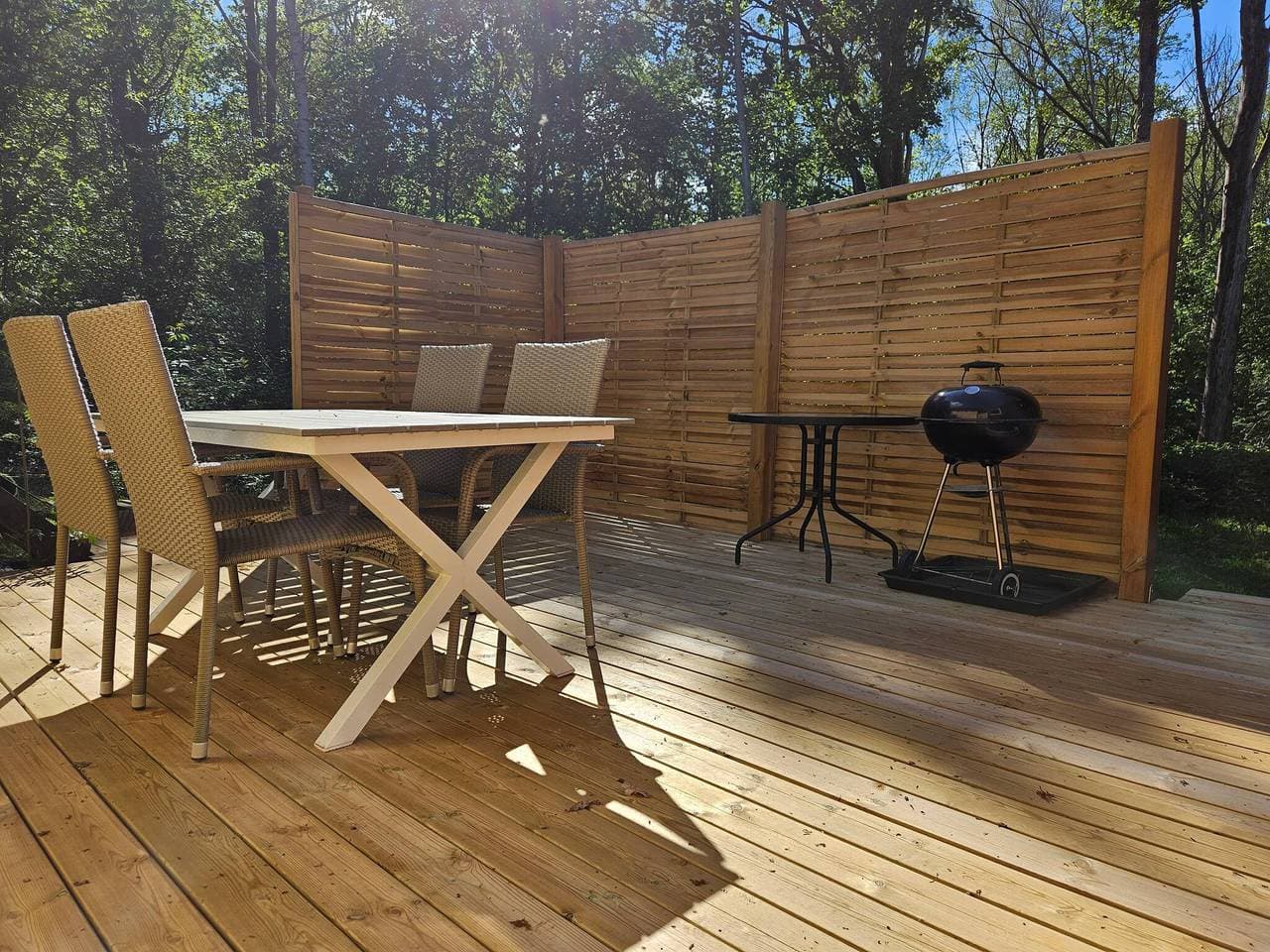 Foto 10 von 21: Ferienhaus, Private Sauna für 8 Personen and Garten