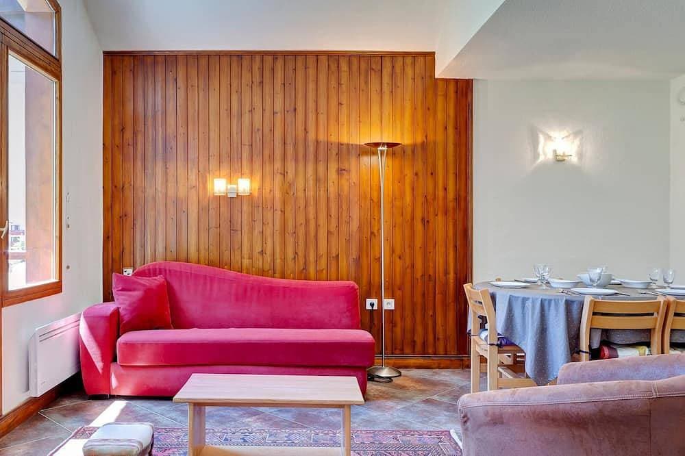 Foto 8 von 16: Modernes 3-Zimmer-Apartment, Ski-in/Ski-out, La Tania, Parkplatz inklusive