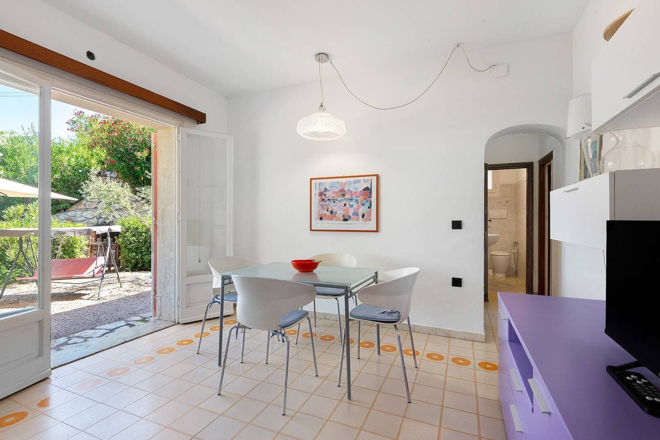 Foto 6 von 25: Ferienwohnung 'Villetta Barabarca am Golfo Stella' mit Meerblick & privatem Garten