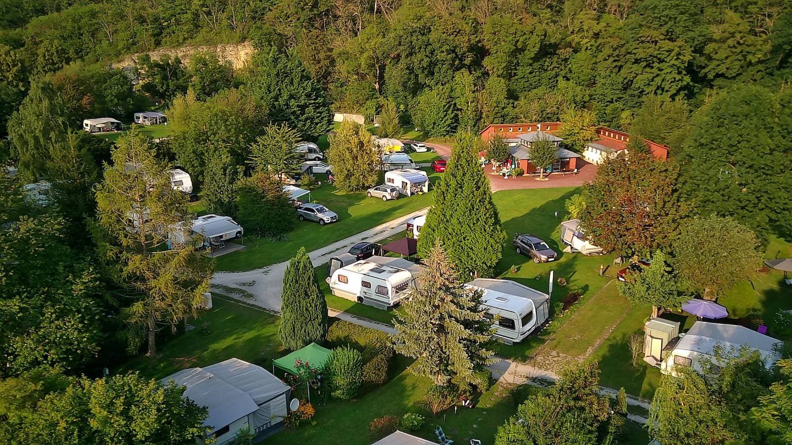 Camping an der Rudelsburg 1