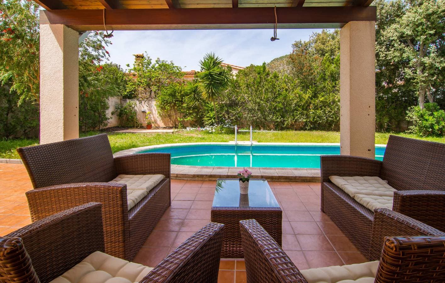 Foto 4 von 44: Apartment mit Meerblick, Terrasse, Pool und Grill, 2 km zum Strand