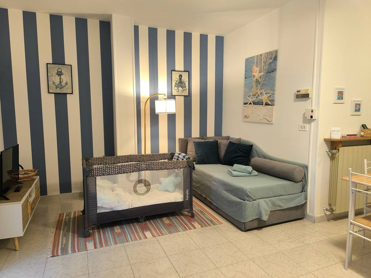 Foto 13 von 38: Ferienwohnung 'Gli Orti Sul Mare 1' mit Meerblick, Wi-Fi und Klimaanlage