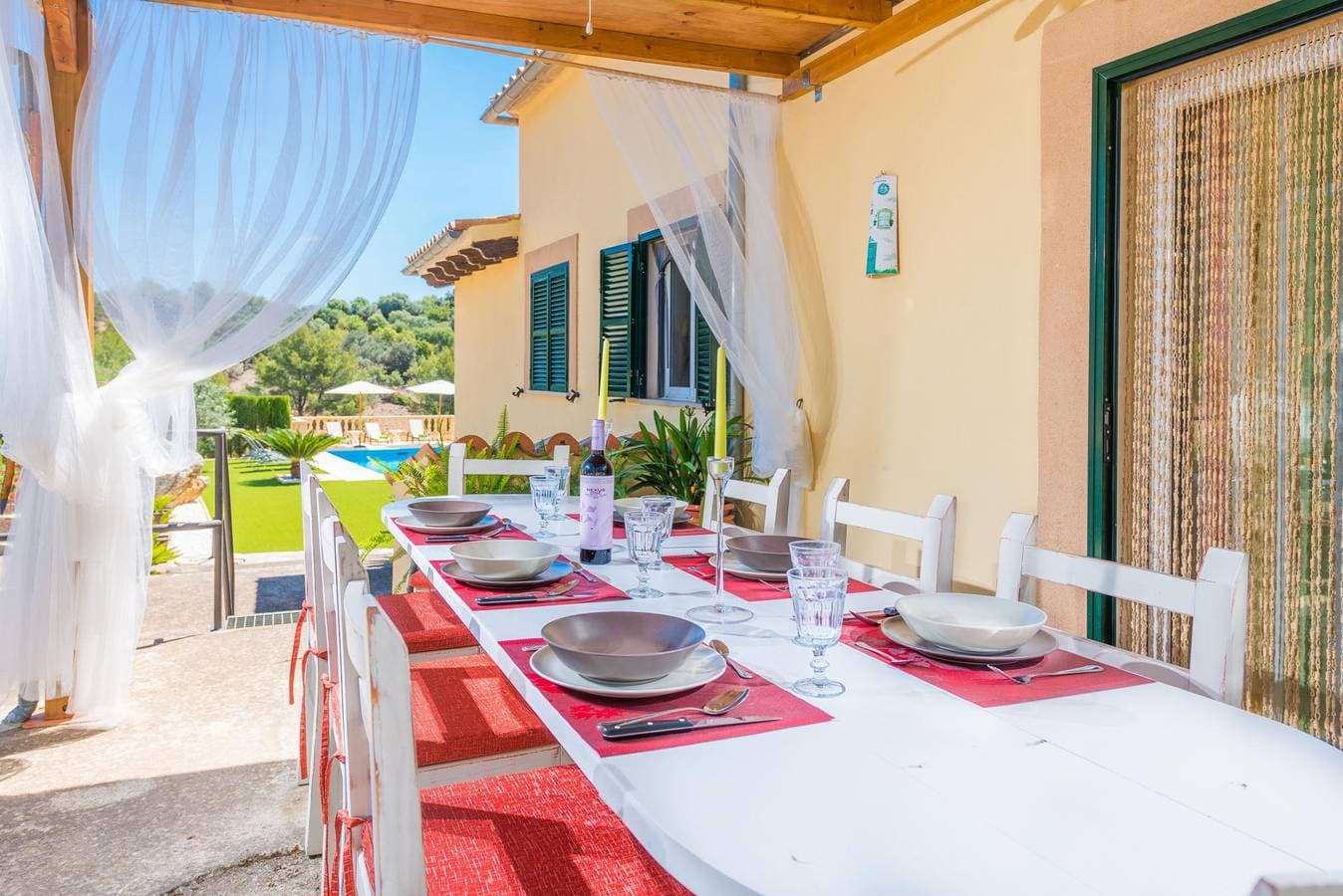 Foto 6 von 37: Sa Tanca (Mancorina) - Ferienhaus mit privaten Pool in Mancor de la Vall. WiFi gratis