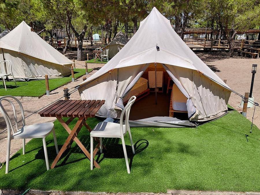 Foto 2 von 18: Orla Ilha de Tavira Ecoglamping - Zelt 2 personen - Tendas Pré Montadas 2 Pax