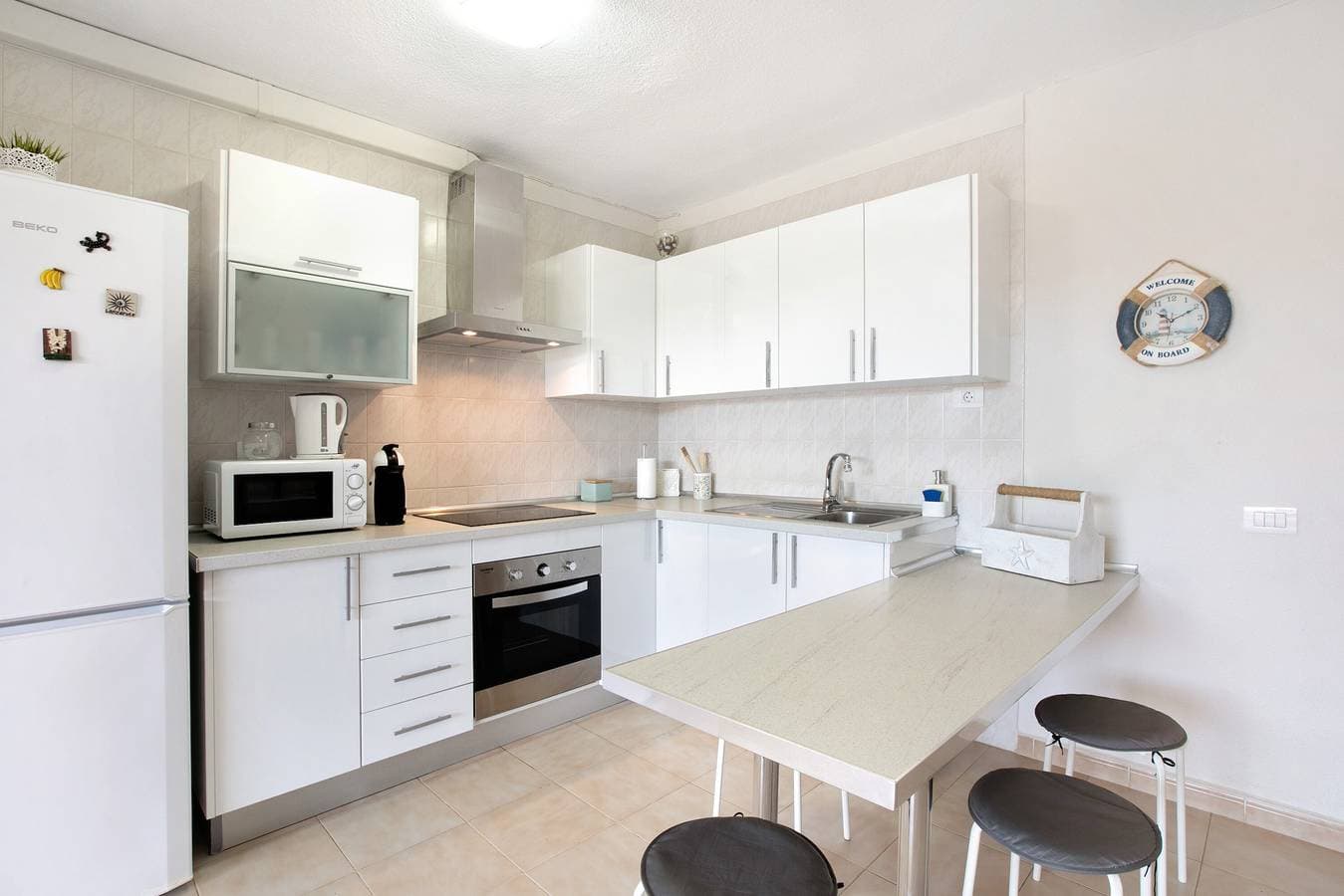 Foto 9 von 31: Helles Apartment auf Teneriffa nahe Strand: Pool, private Terrasse & WLAN