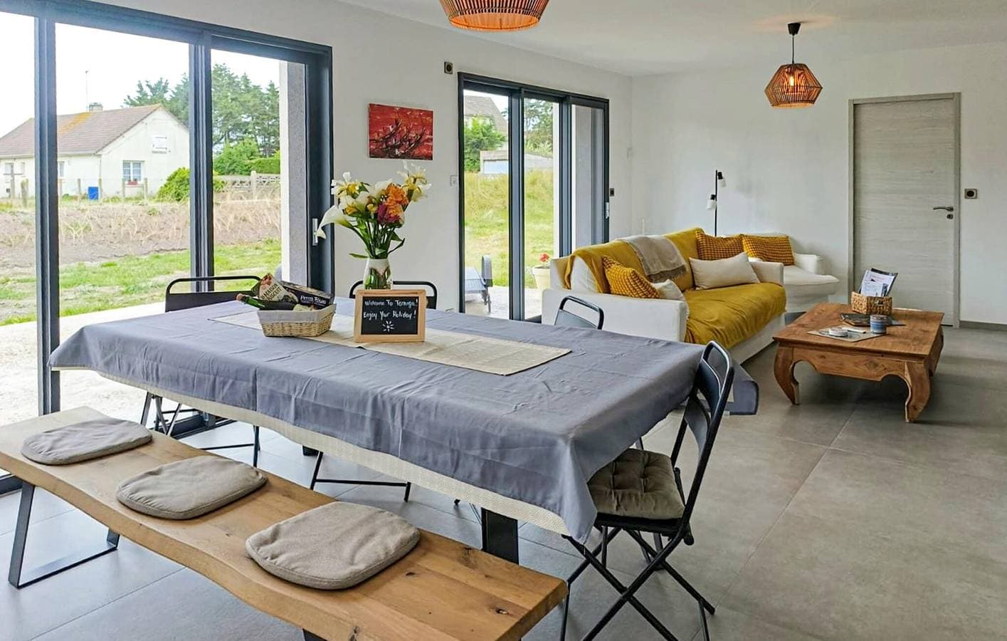 Foto 5 von 17: Modernes Strandapartment mit Parkplatz und Garten