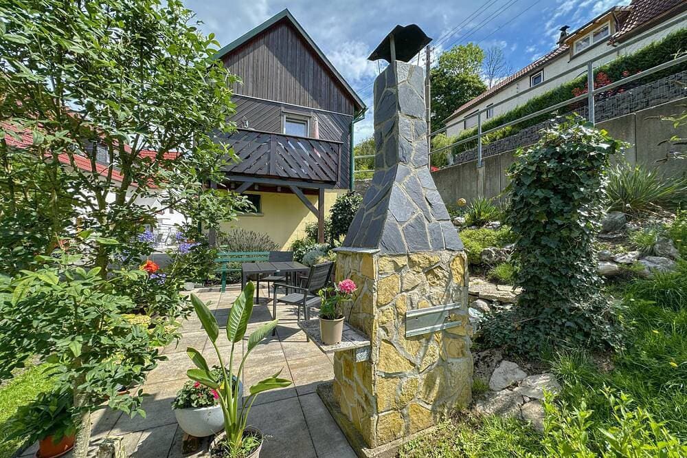 Foto 13 von 22: Ferienhaus mit Balkon & Garten im Thüringer Wald