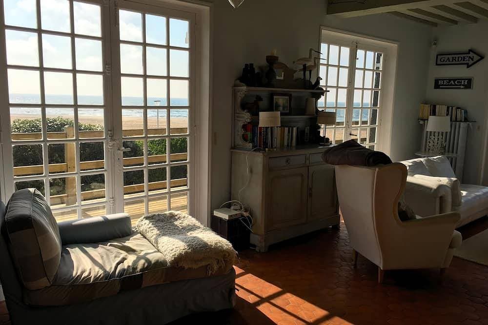 Foto 11 von 22: Typisch normannisches Haus mit Blick auf den Strand - Meerblick - großer Garten - in der Nähe von Geschäften