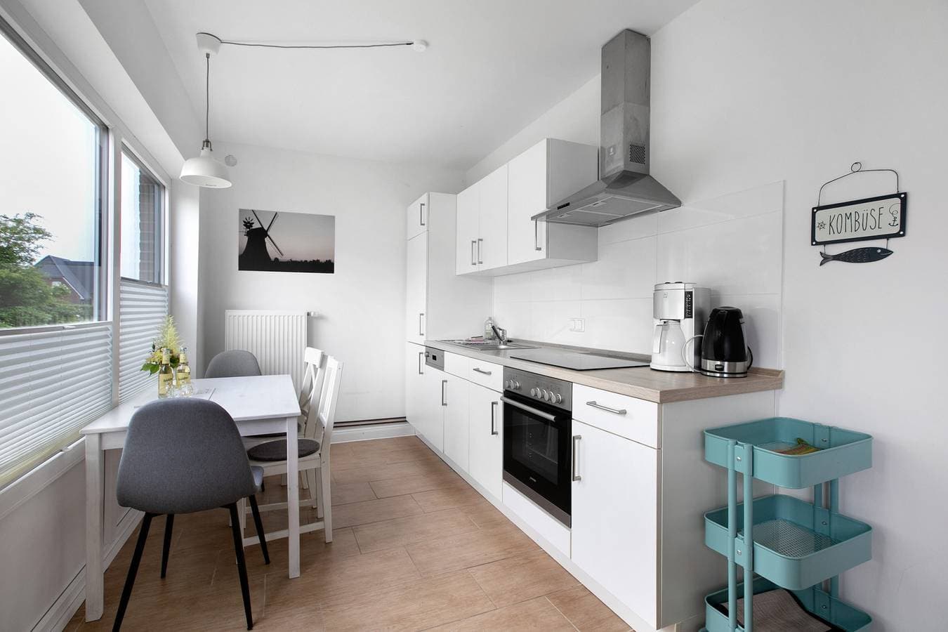 Foto 6 von 25: Ferienhaus 'Haushälfte Am Süderhafen' mit privater Terrasse, Garten und WLAN