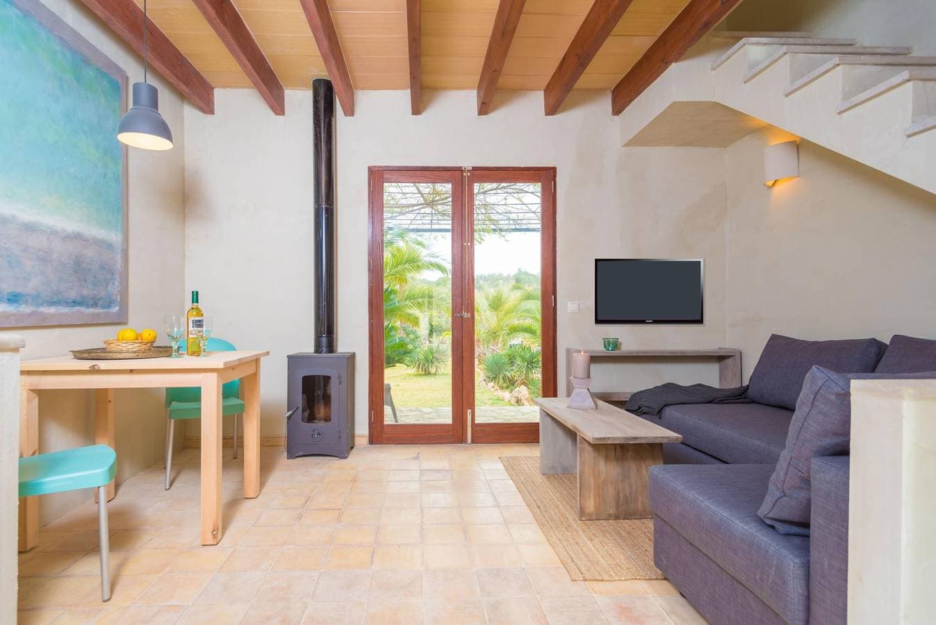 Foto 8 von 19: Can Pina - Eco Redonda 1- Apartment mit Gemeinschaftspool in Costitx. WiFi gratis