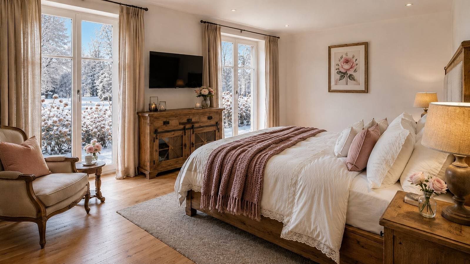 Foto 4 von 23: Landhaus 'Residenz Zum Rosengarten' mit Whirlpool Sauna, privater Terrasse und WLAN