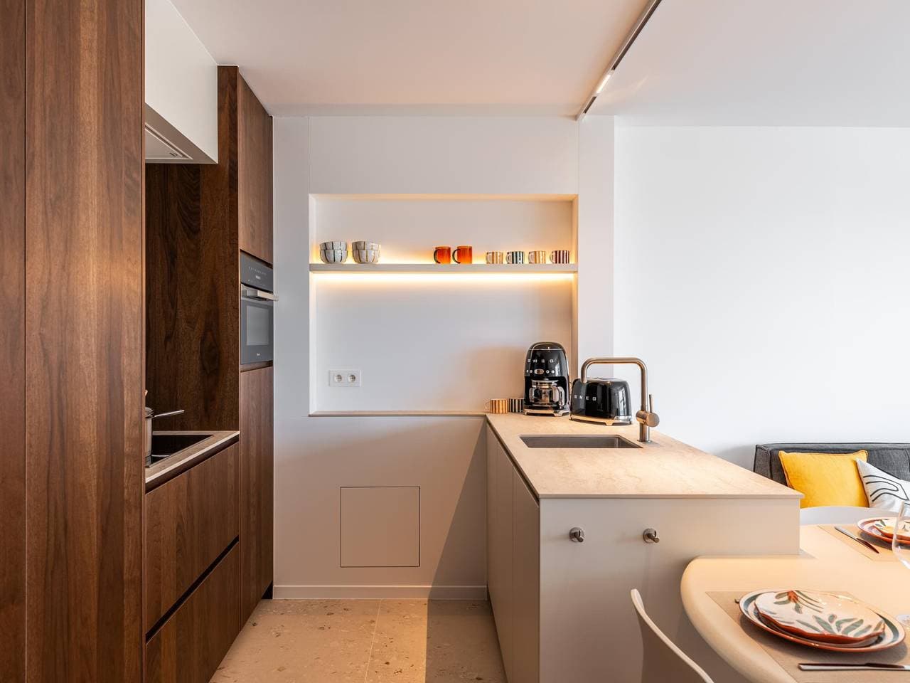 Foto 2 von 28: Stilvolle Wohnung mit Dünenblick bei Idesbald