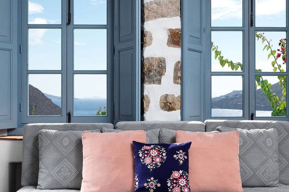 Foto 12 von 27: Lavish Patmos Villa | Villa Odysseus’ Haven | Two Bedroom House with Private.