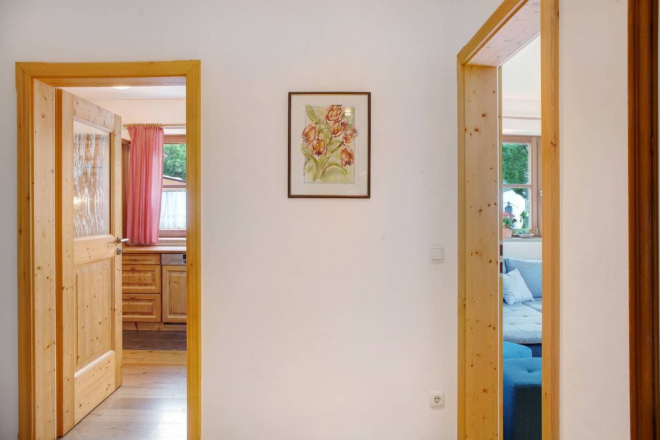 Foto 9 von 28: Ferienwohnung Zugspitzblick mit Bergblick, Garten und WLAN