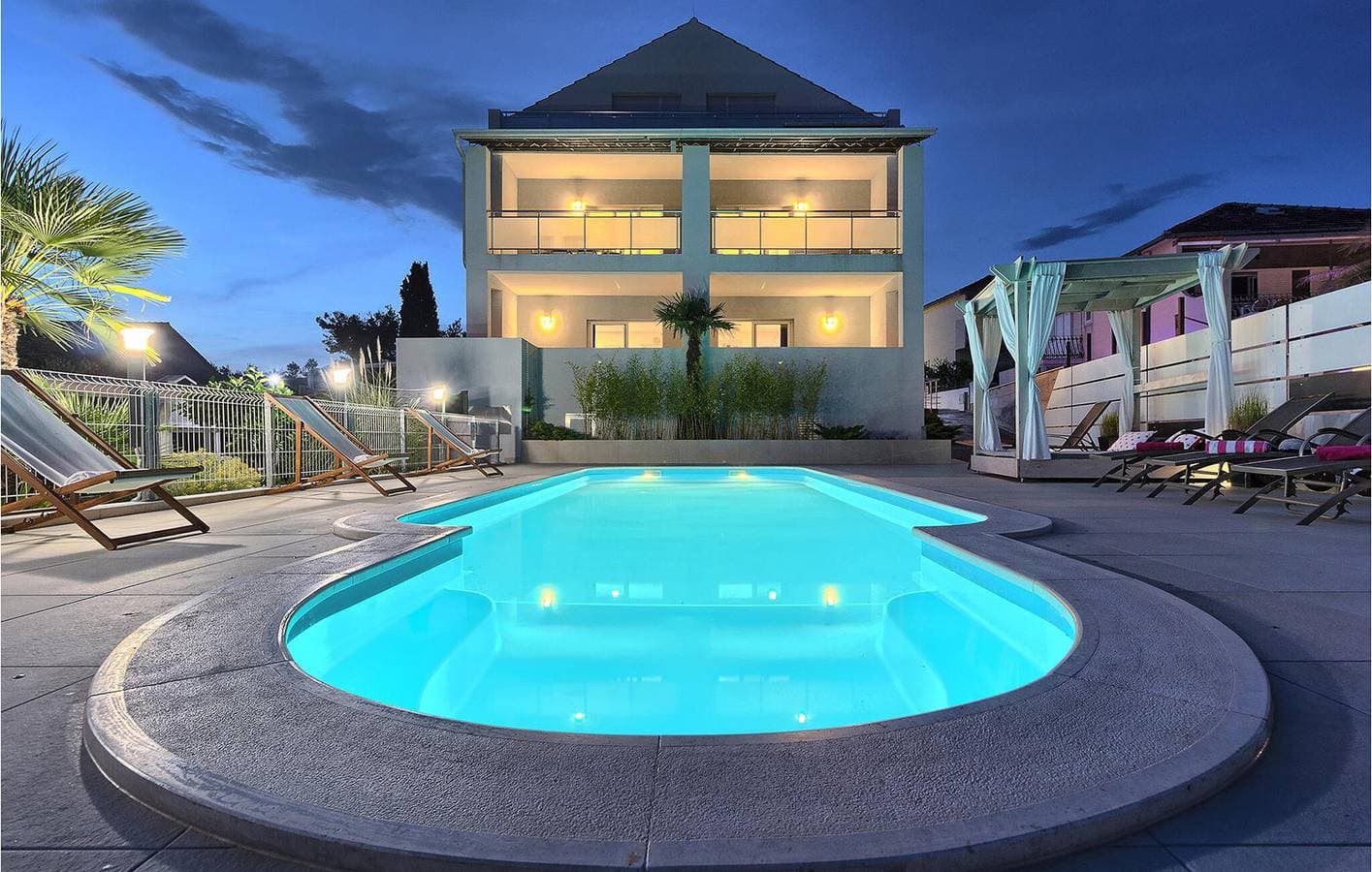Foto 7 von 57: Gemütliche 2-Zimmer-Wohnung mit Pool, 200 m vom Strand Stari Porat entfernt