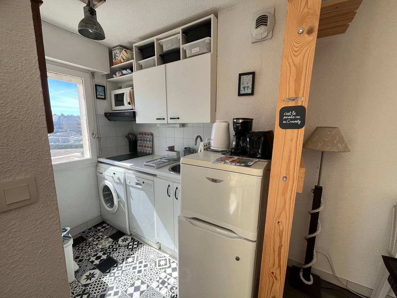 Foto 7 von 14: Ruhige Wohnung - Arzon, 4 Pers, Parkplatz, Strand zu Fuß