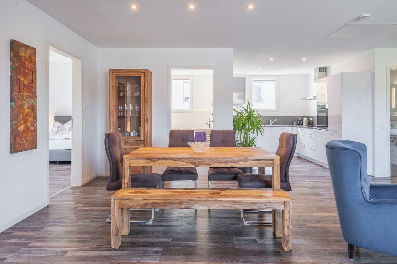 Foto 8 von 21: Ferienwohnung 'Weißtanne' mit Bergblick, Sauna, Balkon und Wi-Fi