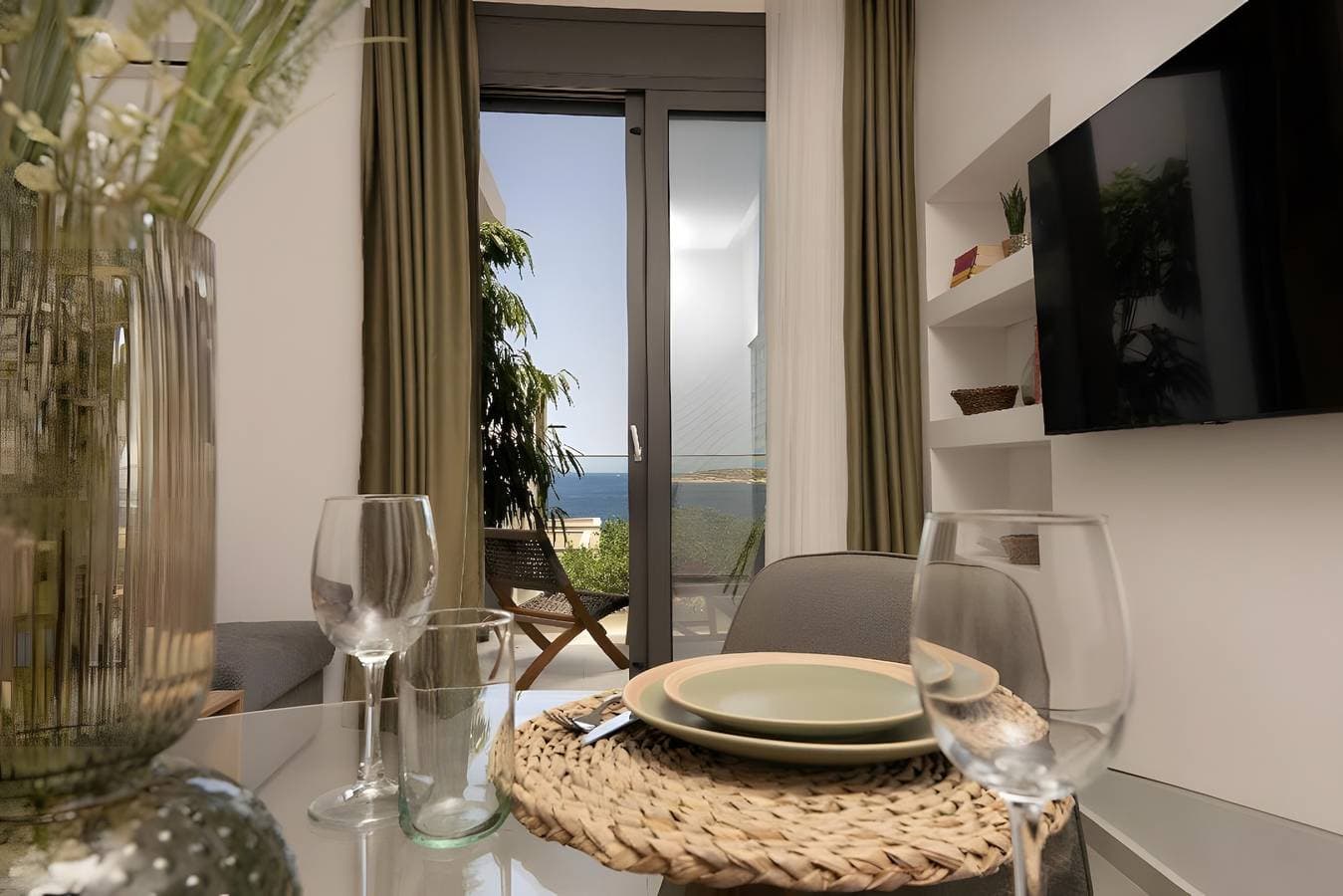 Foto 4 von 22: Apartment 'Sea View Uno 1' mit Meerblick, WLAN und Klimaanlage