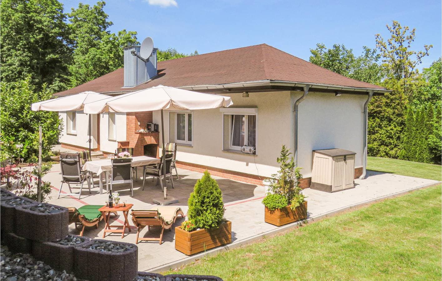 Harzer Gartenwohnung mit Parkplatz & Terrasse, 2km nach Blankenburg 1