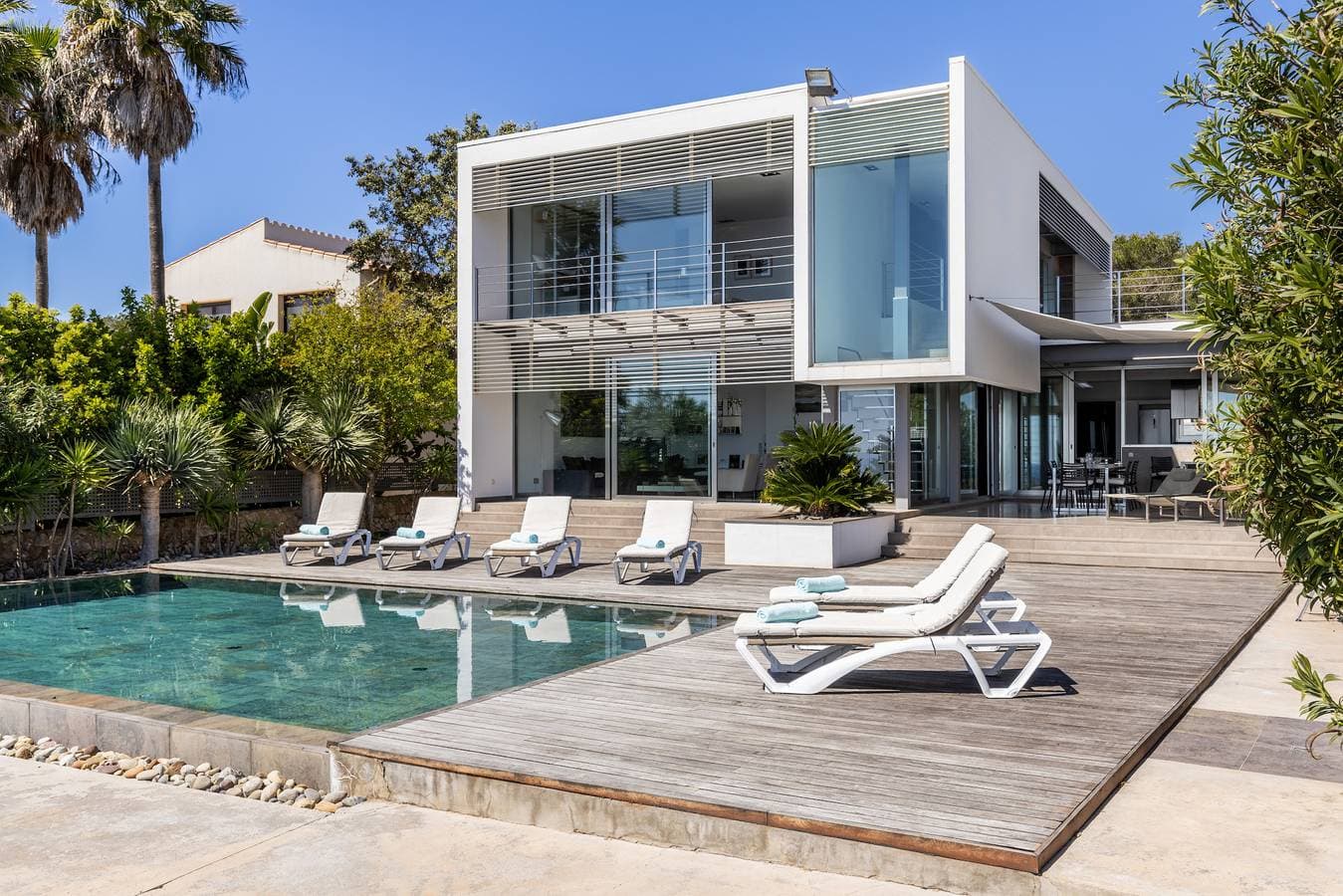 Pool with Sea Views - Villa Es Pas 1