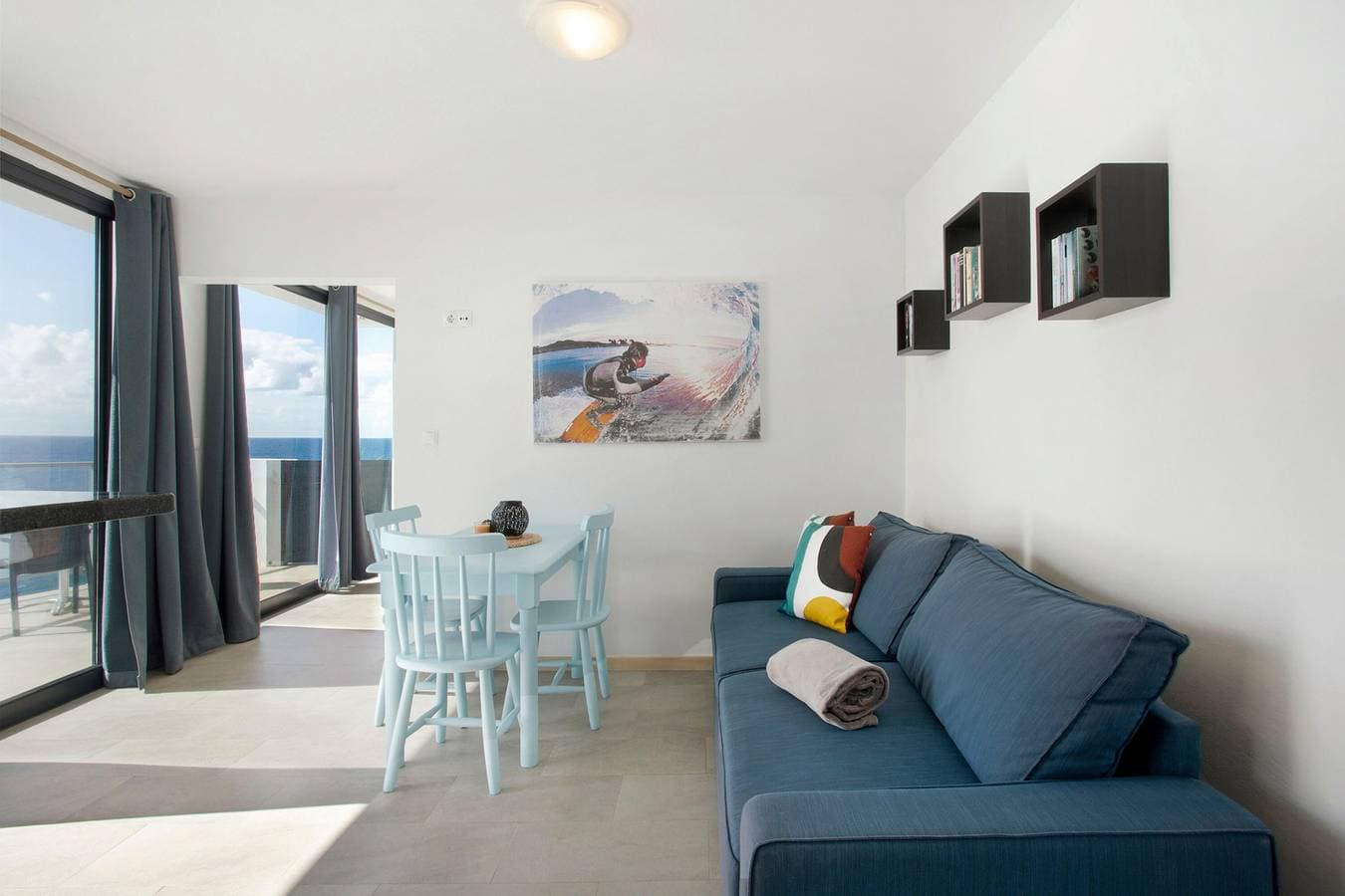 Foto 9 von 33: Ferienwohnung 'Original Wave House' mit Meerblick, Wi-Fi und Klimaanlage