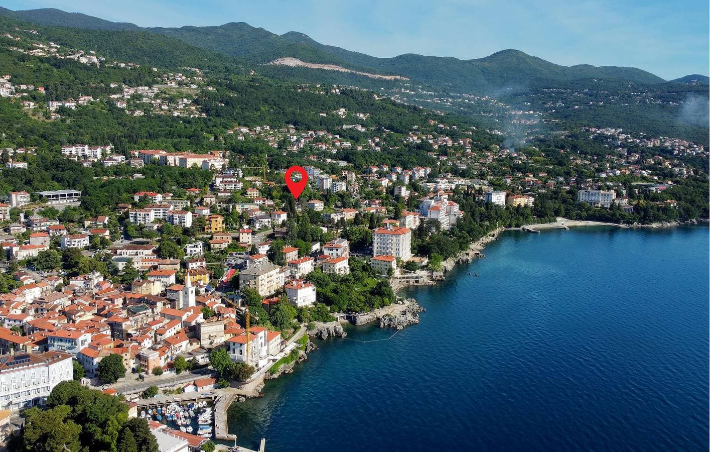Gemütliche 1-Zimmer-Wohnung mit Meerblick, Terrasse und WLAN, 400 m vom Strand entfernt 1