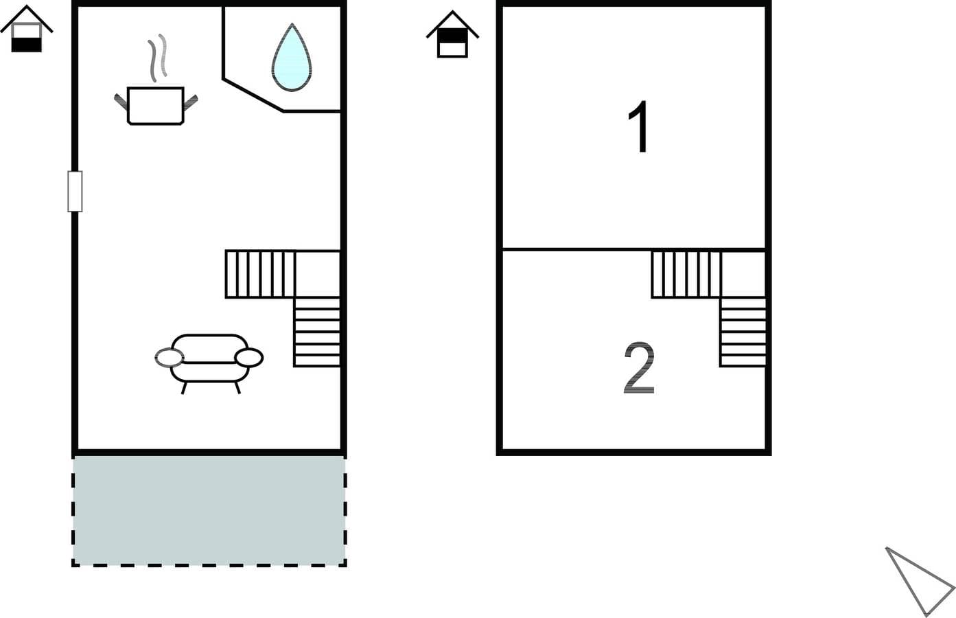 Foto 12 von 12: Modernes Strandapartment mit Parkplatz und Terrasse