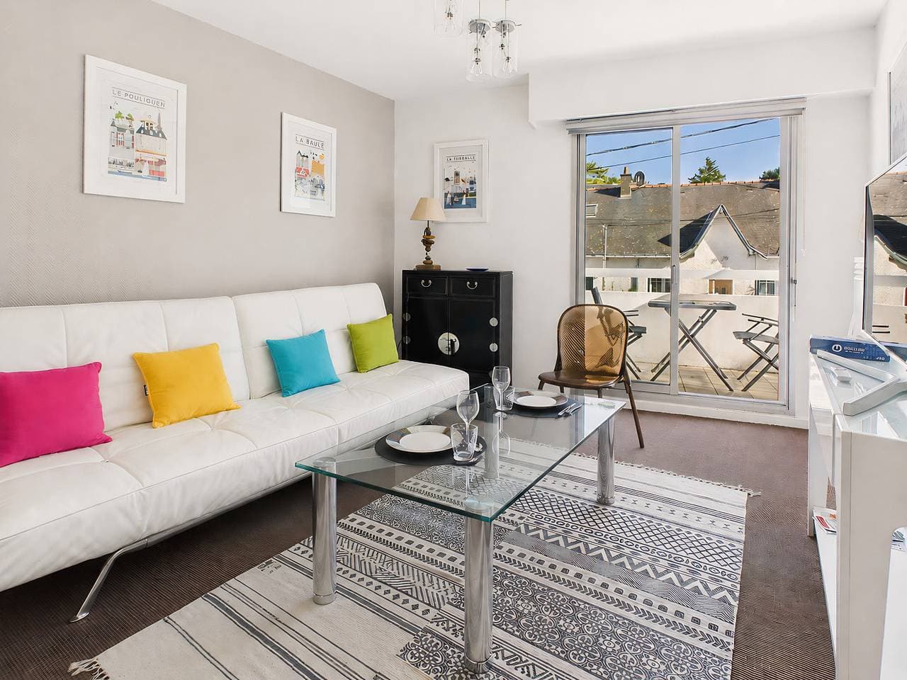 250 m vom Hauptstrand La Baule - Balkon 1