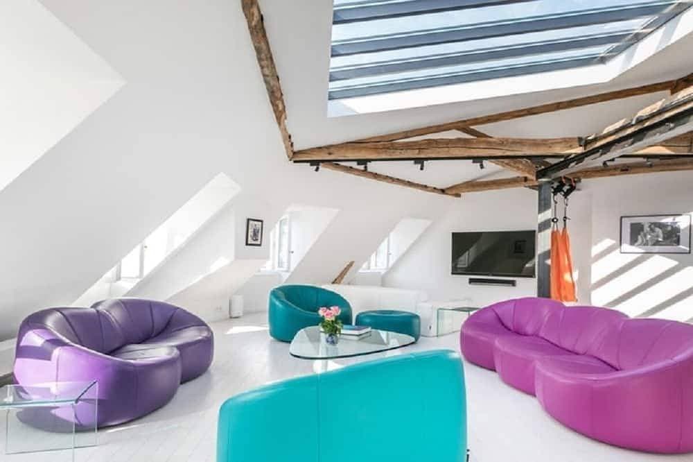 Foto 10 von 30: A Striking Sunlit Haussmann Penthouse- Luxury Living In Monceau Champs Elysees