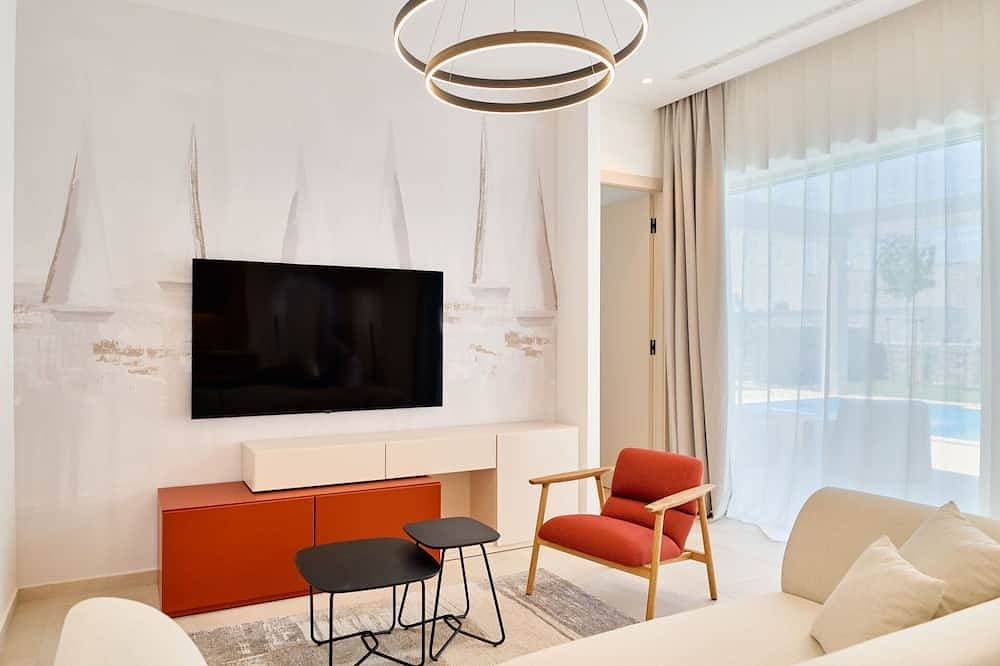 Foto 12 von 30: Schöne Wohnung in einem Ferienhaus mit privatem Pool,  W-Lan, TV, Terrasse und Haustiere erlaubt
