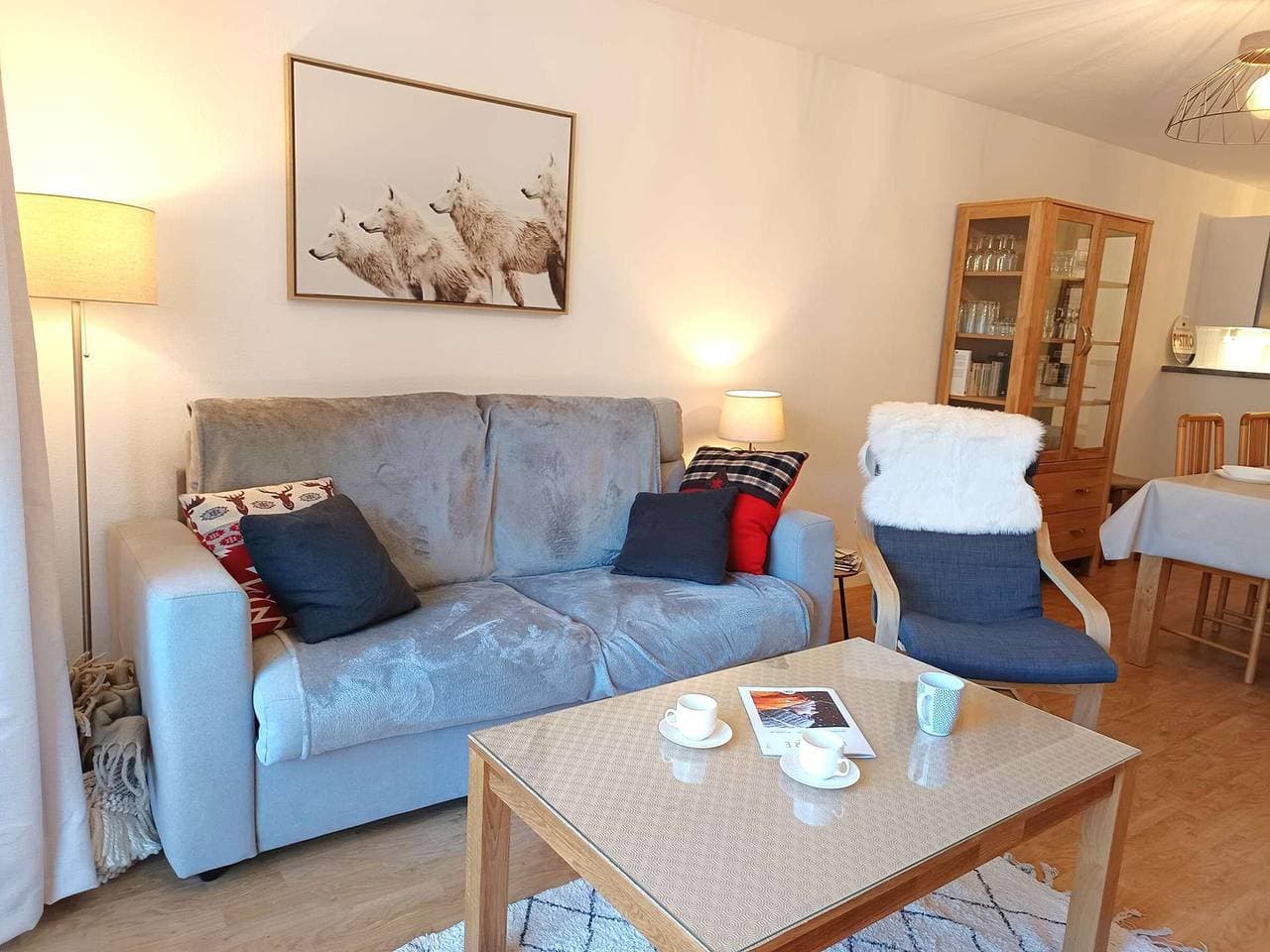 Foto 3 von 16: T2 Kabine für 4 Pers, Balkon, Parkplatz – Saint-Lary-Soulan