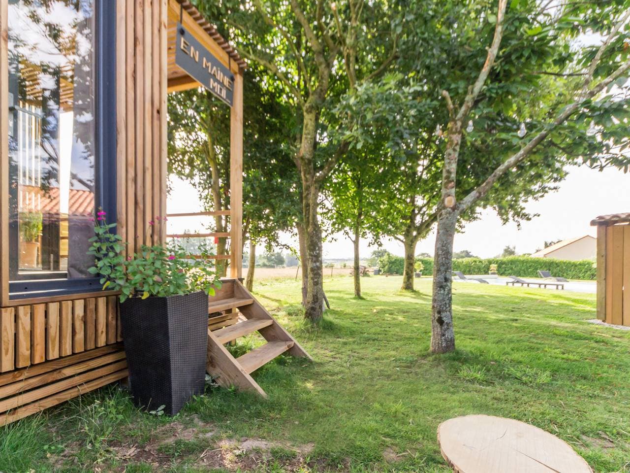 Foto 9 von 15: Charmante cabane calme avec piscine privative chauffée, à deux pas de Clisson et Nantes