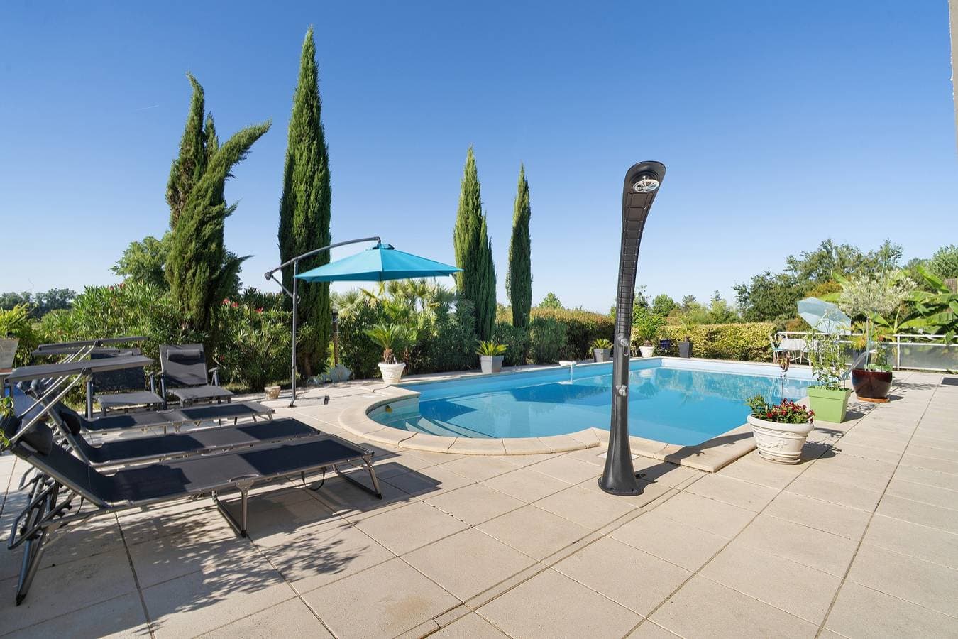 Foto 12 von 28: Apartment für 2–3 Personen im Périgord Pourpre – Erdgeschoss mit Pool