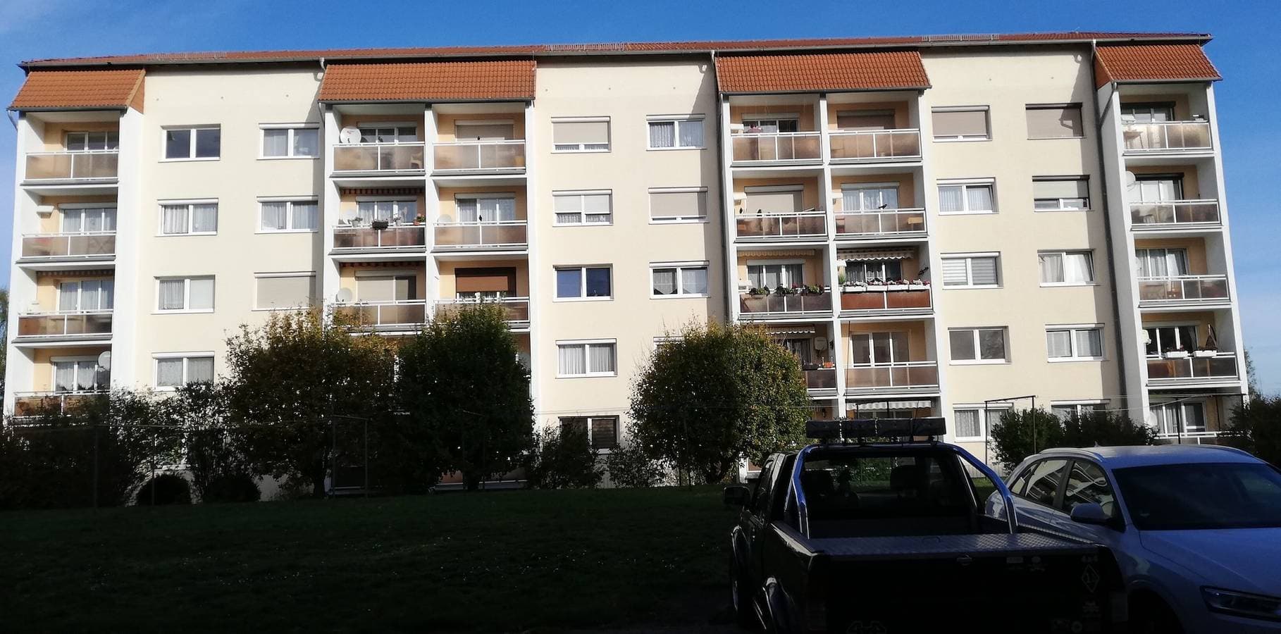Foto 2 von 12: Ferienwohnung 'Mücheln 1' mit Balkon und Wi-Fi