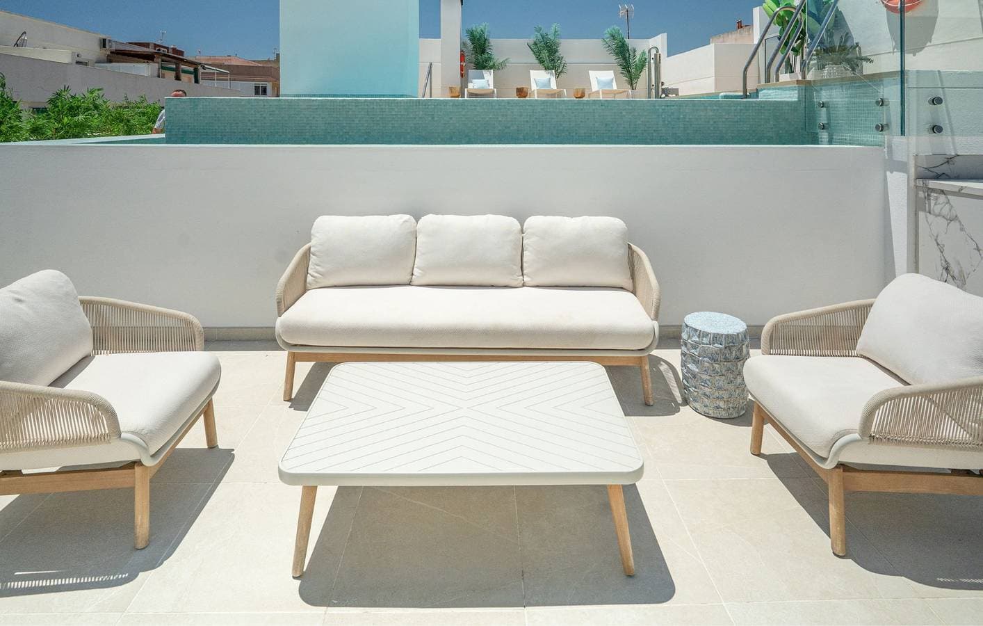 Foto 9 von 30: Ferienwohnung für 4 Personen mit Pool