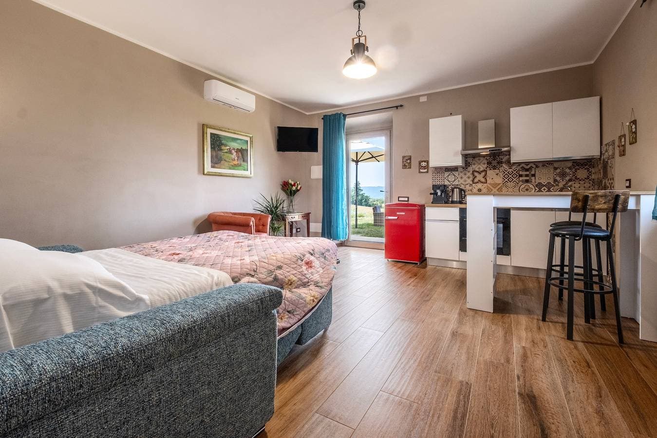 Foto 5 von 29: Ferienwohnung 'Quercia' mit Gemeinschaftsgarten und Klimaanlage