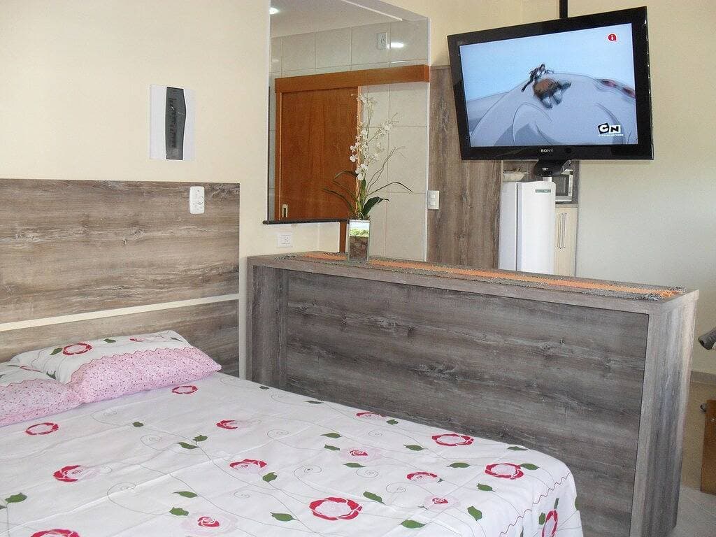 Fit 1 Schlafzimmer mit Panoramablick auf den Strand, Wi-Fi, Gar. Kollektiv, Embaré (Kanal 4) 1