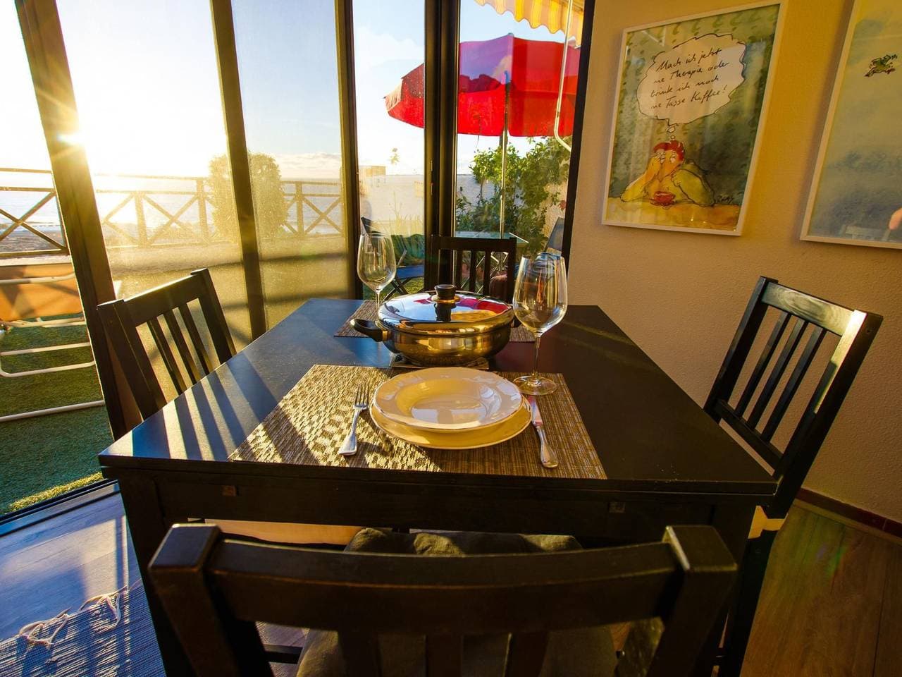 Foto 6 von 29: Komfortable Ferienwohnung in El Turman mit Garten, Terrasse