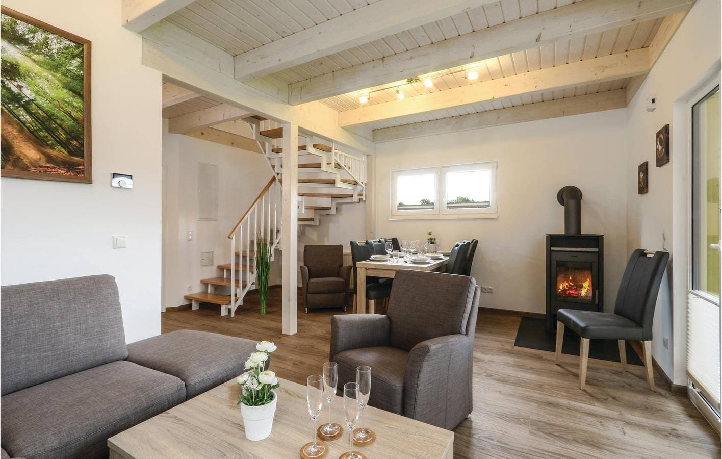 Foto 5 von 40: Gemütlicher Rückzugsort am Fluss mit Sauna und Terrasse