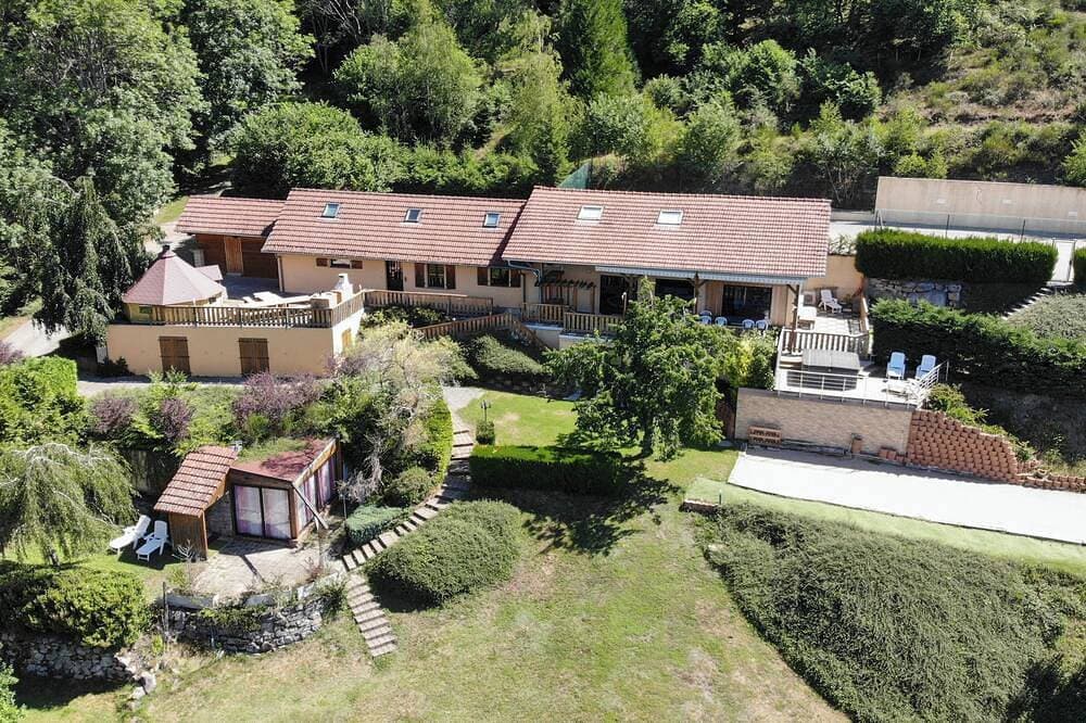 Vermietung haus 15 Personen mit privatem Schwimmbad, Spa, Sauna Alsace 68.830 Oderen 1