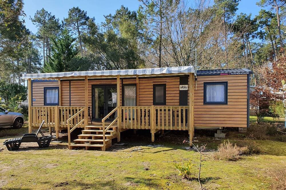 Neues Mobilheim 2022 / 44m²+Veranda im 3-Sterne Ferienpark ca. 4km vom Strand 1