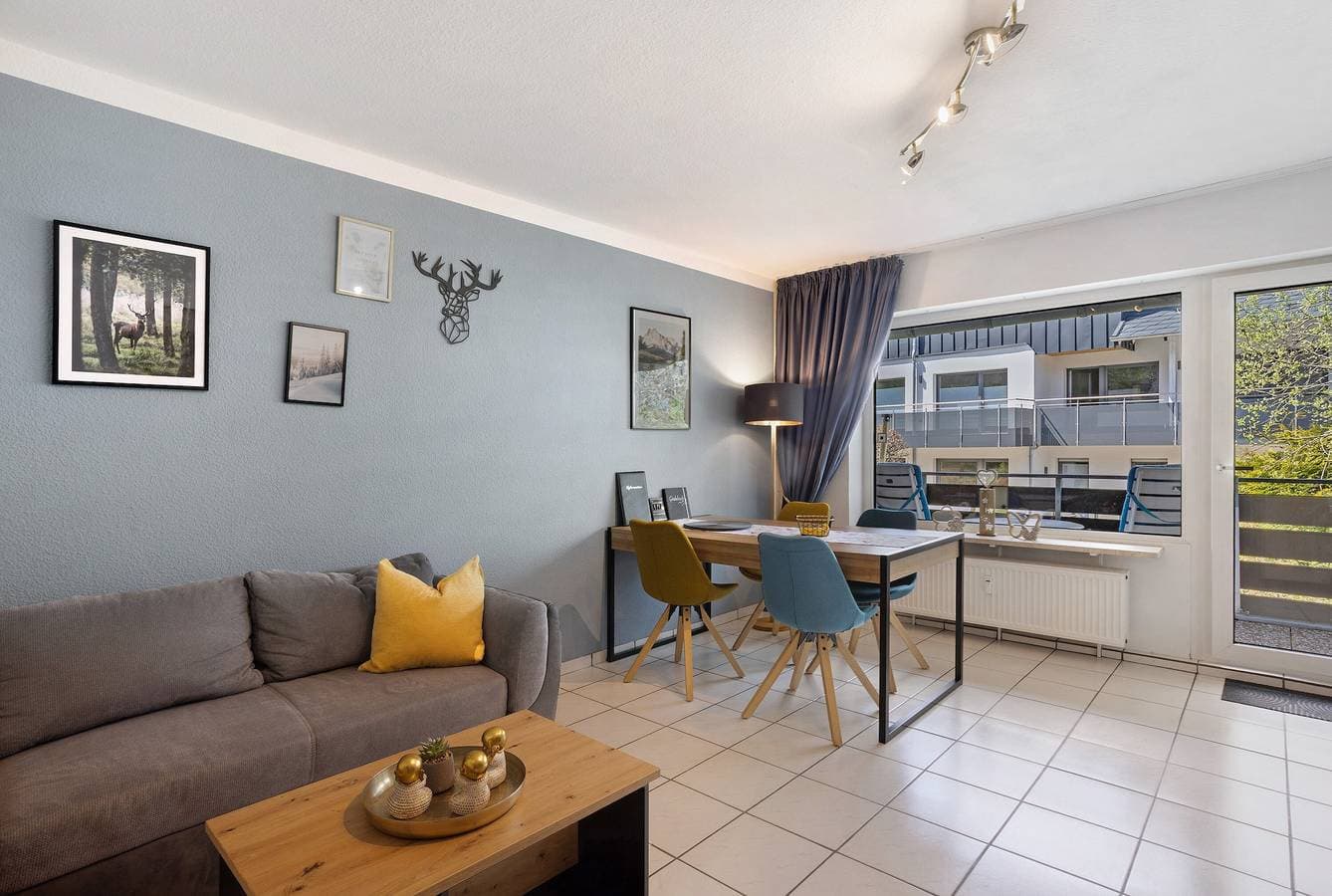 Foto 2 von 27: Ferienwohnung Schanze Willingen mit Gemeinschaftsgarten, Balkon und Wi-Fi