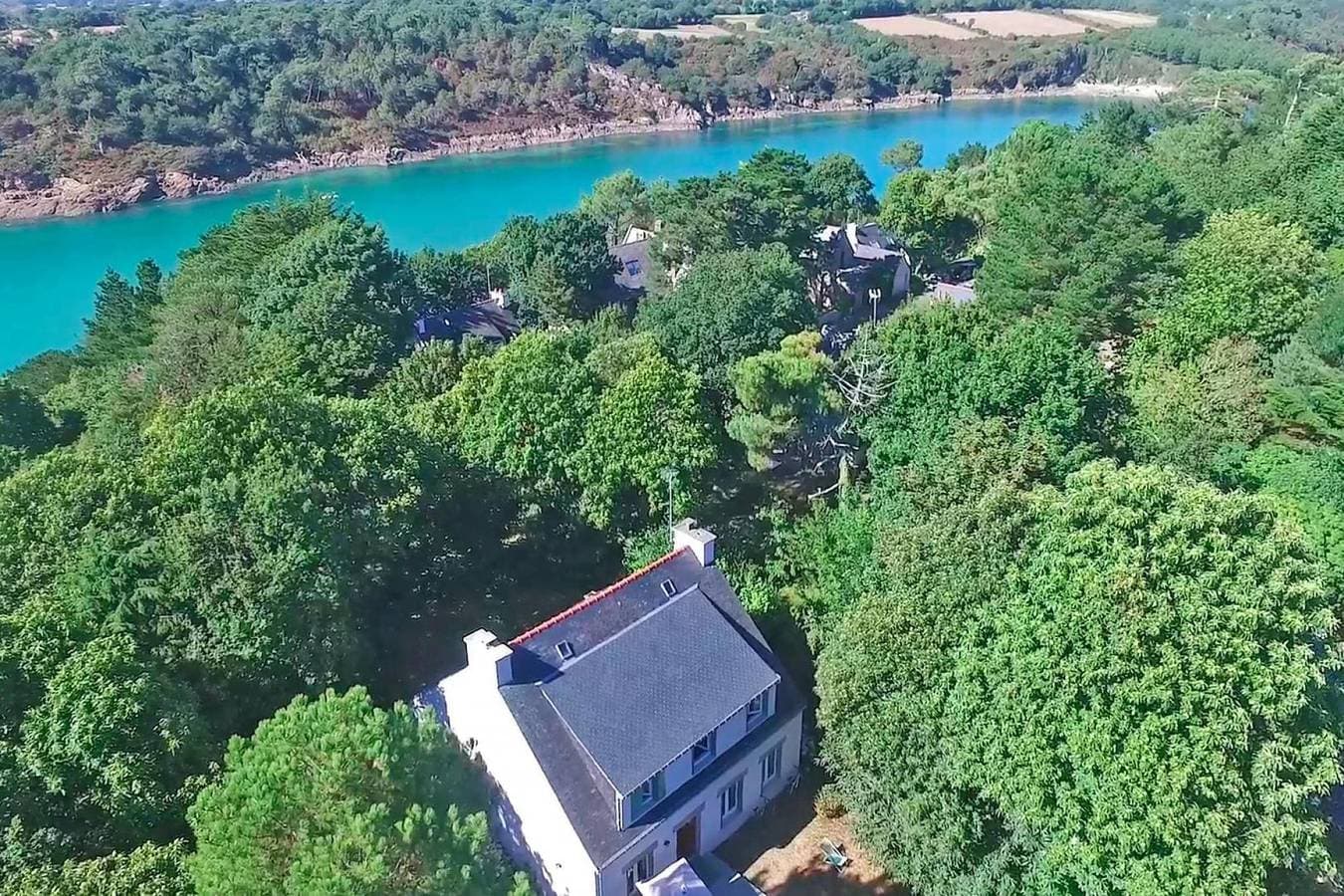 Ferienhaus in Moëlan nahe Kerfany Strand 1