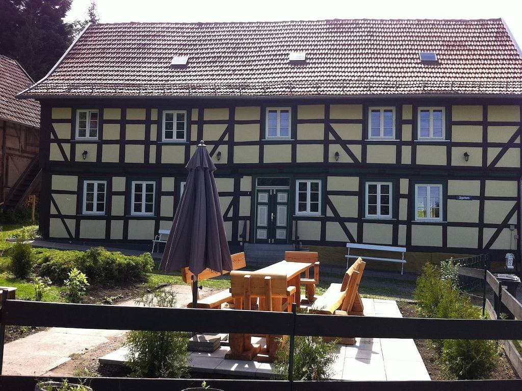 Ferienhaus in Tanne mit Schwimmbecken 1