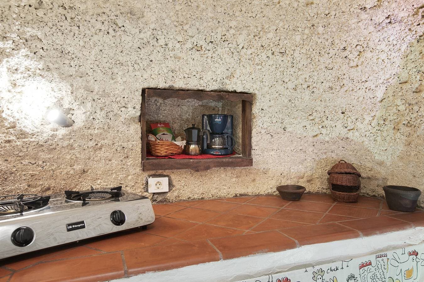 Foto 5 von 27: Haustierfreundliches Ferienhaus Casas Cueva Alfer 2 mit Meerblick, Garten und WLAN