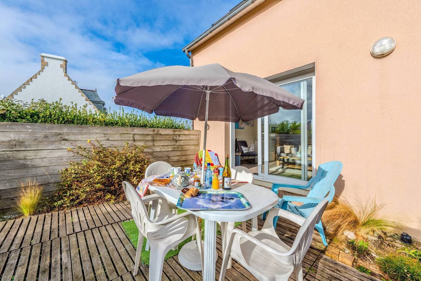 Foto 13 von 32: Ferienhaus 'Ker Marian - Les Gîtes Marins Des' mit Meerblick, Gemeinschaftsgarten und WLAN