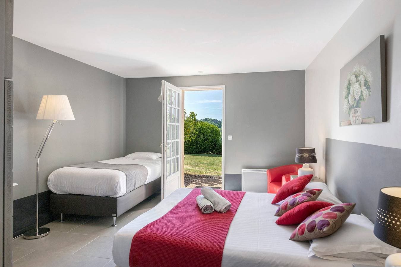 Foto 6 von 32: Gästezimmer „Chambre Grise“ mit Gemeinschaftspool, nahe Sarlat