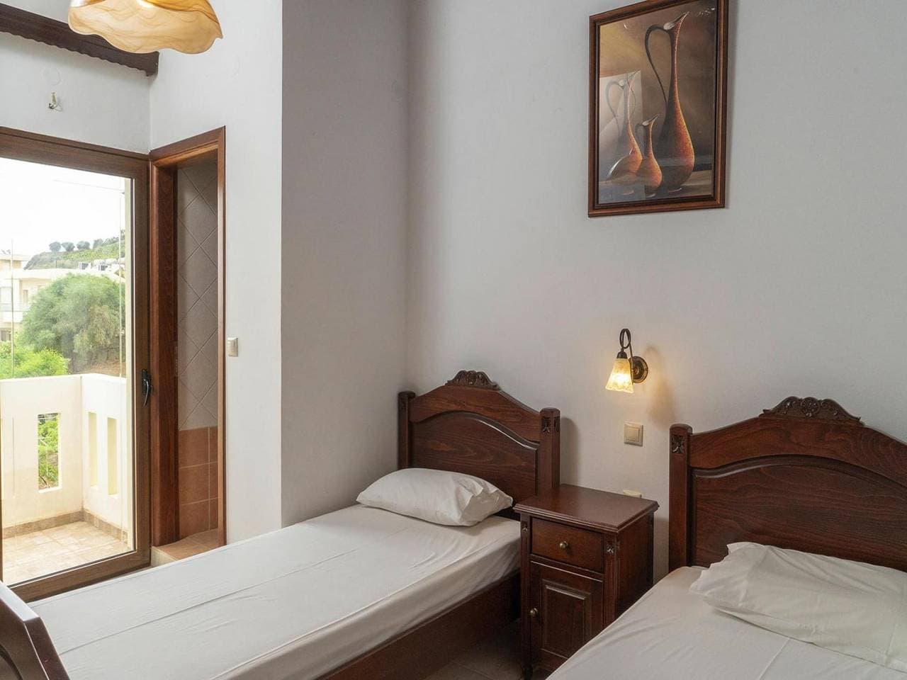 Foto 10 von 19: Modernes Ferienhaus in Stalos mit Balkon